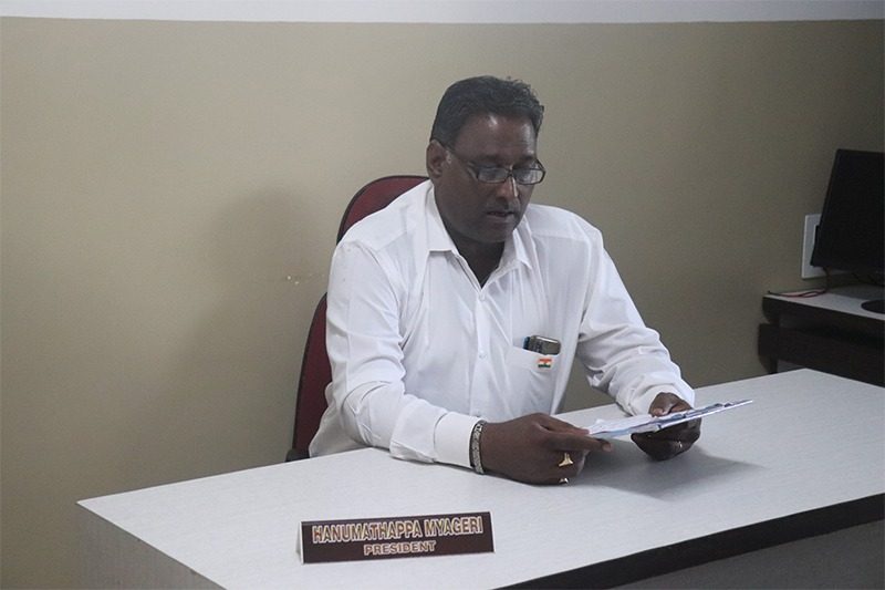 Shri Hanumanth Myageri - President of Growing Buds School